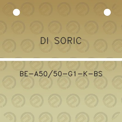 di-soric-be-a5050-g1-k-bs