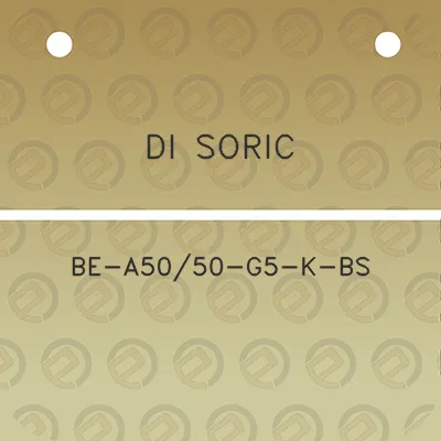 di-soric-be-a5050-g5-k-bs