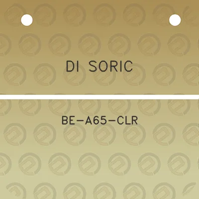 di-soric-be-a65-clr