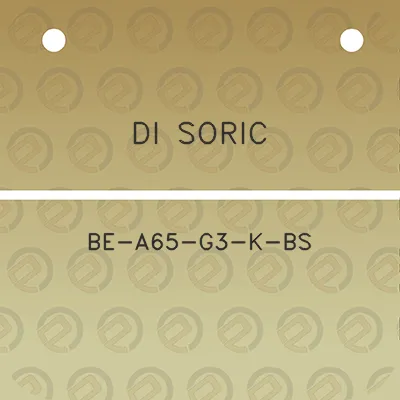 di-soric-be-a65-g3-k-bs