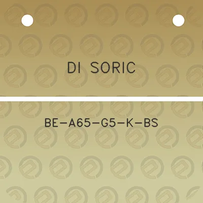 di-soric-be-a65-g5-k-bs