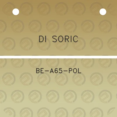 di-soric-be-a65-pol