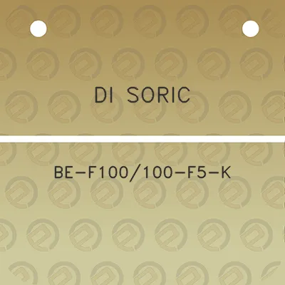 di-soric-be-f100100-f5-k