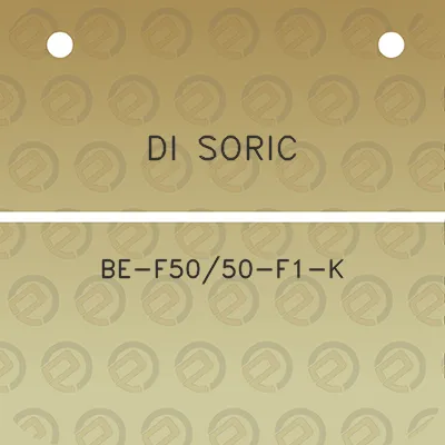 di-soric-be-f5050-f1-k