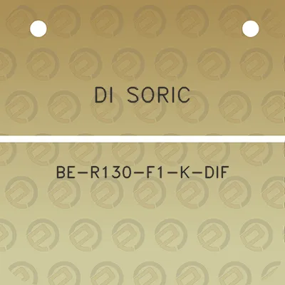 di-soric-be-r130-f1-k-dif