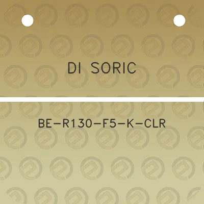 di-soric-be-r130-f5-k-clr