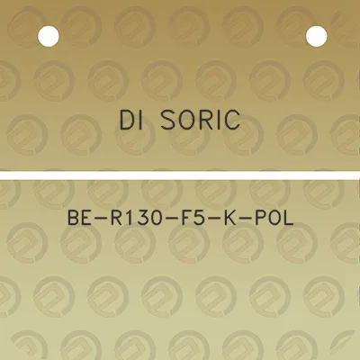 di-soric-be-r130-f5-k-pol