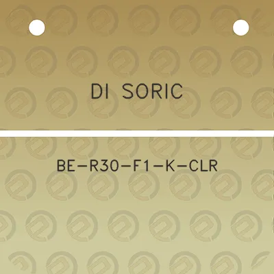 di-soric-be-r30-f1-k-clr