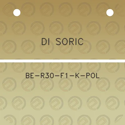 di-soric-be-r30-f1-k-pol