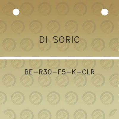 di-soric-be-r30-f5-k-clr