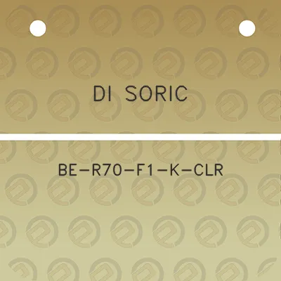 di-soric-be-r70-f1-k-clr