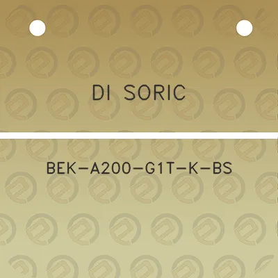 di-soric-bek-a200-g1t-k-bs