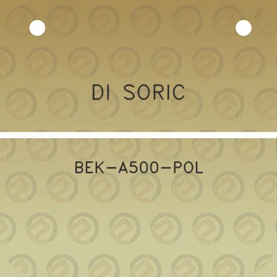 di-soric-bek-a500-pol