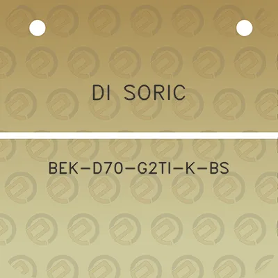 di-soric-bek-d70-g2ti-k-bs