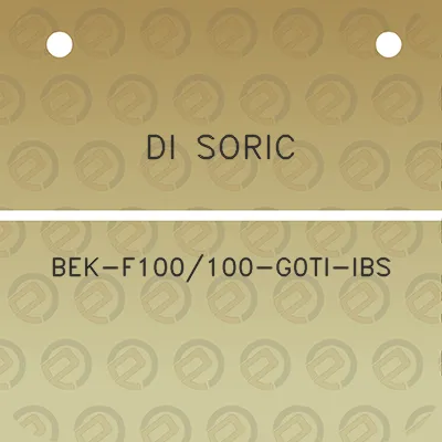 di-soric-bek-f100100-g0ti-ibs