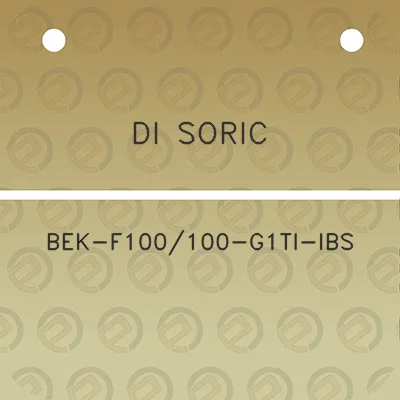 di-soric-bek-f100100-g1ti-ibs