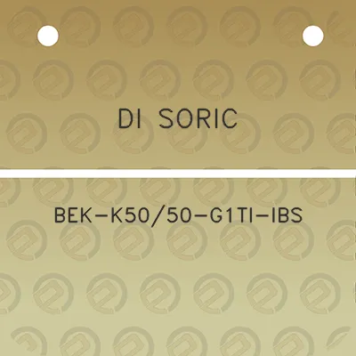 di-soric-bek-k5050-g1ti-ibs