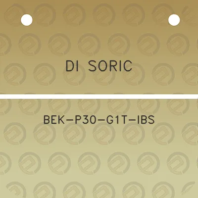 di-soric-bek-p30-g1t-ibs