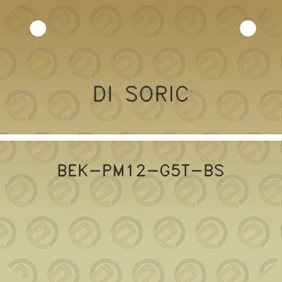 di-soric-bek-pm12-g5t-bs