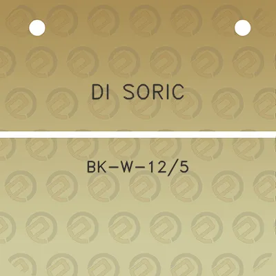 di-soric-bk-w-125