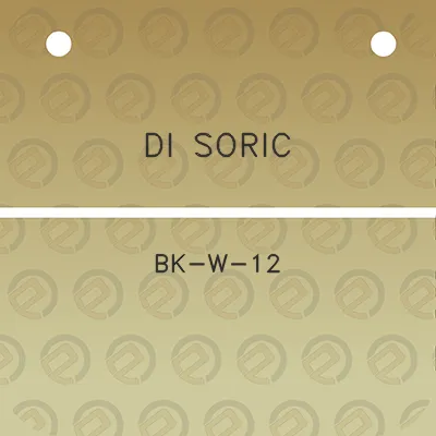 di-soric-bk-w-12