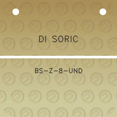 di-soric-bs-z-8-und