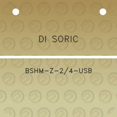 di-soric-bshm-z-24-usb