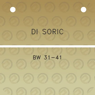 di-soric-bw-31-41