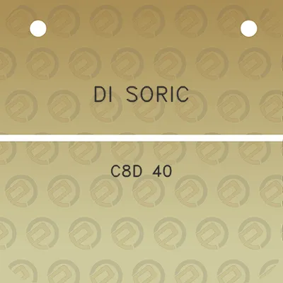 di-soric-c8d-40