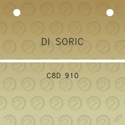 di-soric-c8d-910