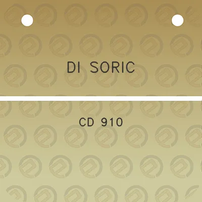 di-soric-cd-910