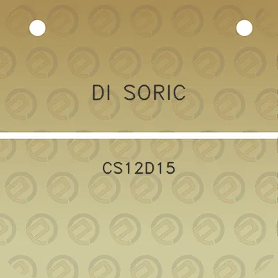 di-soric-cs12d15