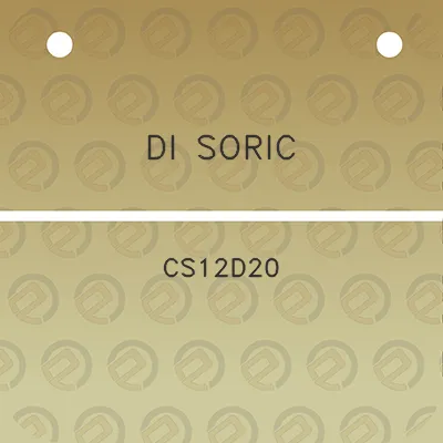 di-soric-cs12d20