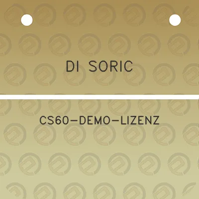 di-soric-cs60-demo-lizenz