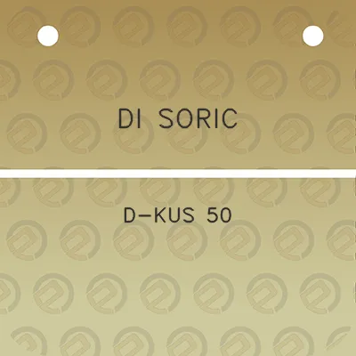 di-soric-d-kus-50