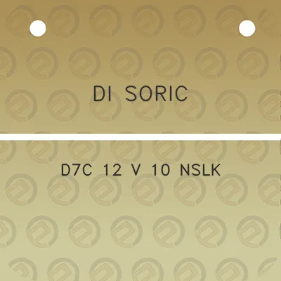 di-soric-d7c-12-v-10-nslk