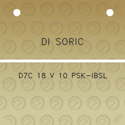 di-soric-d7c-18-v-10-psk-ibsl