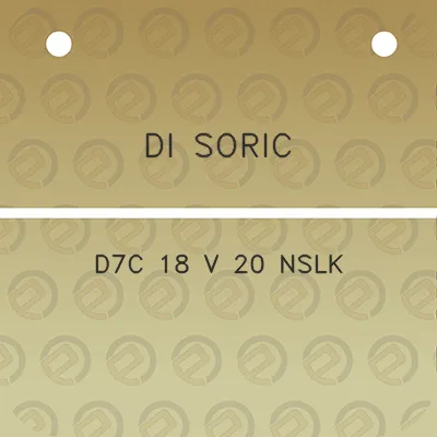 di-soric-d7c-18-v-20-nslk