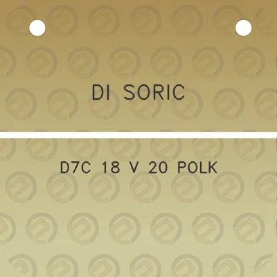 di-soric-d7c-18-v-20-polk