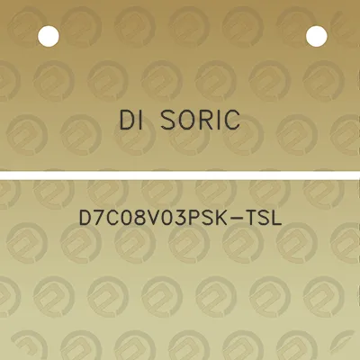 di-soric-d7c08v03psk-tsl