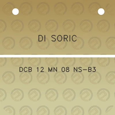 di-soric-dcb-12-mn-08-ns-b3