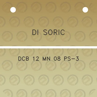 di-soric-dcb-12-mn-08-ps-3