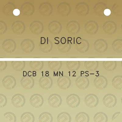 di-soric-dcb-18-mn-12-ps-3