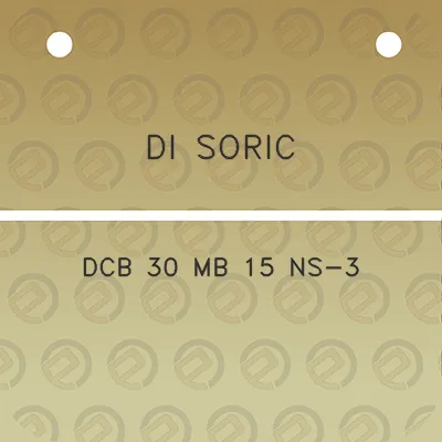 di-soric-dcb-30-mb-15-ns-3