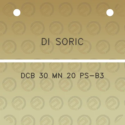 di-soric-dcb-30-mn-20-ps-b3