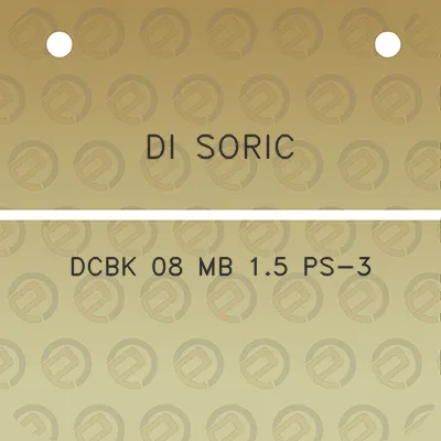 di-soric-dcbk-08-mb-15-ps-3