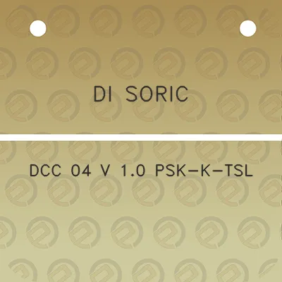 di-soric-dcc-04-v-10-psk-k-tsl