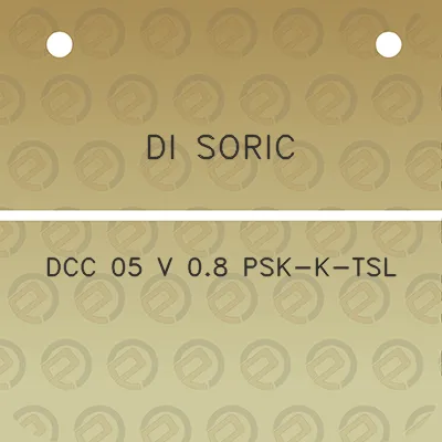 di-soric-dcc-05-v-08-psk-k-tsl