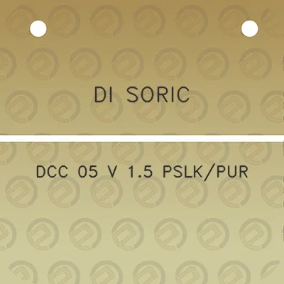 di-soric-dcc-05-v-15-pslkpur