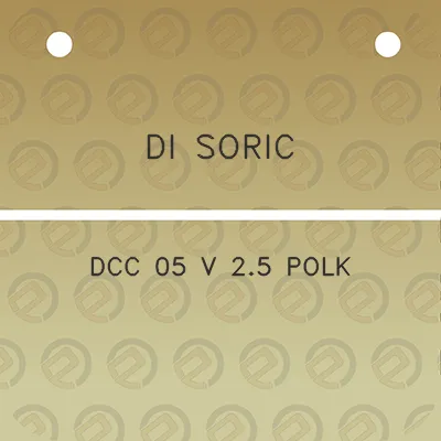 di-soric-dcc-05-v-25-polk